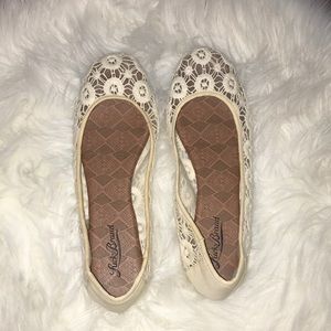 lucky brand lace flats